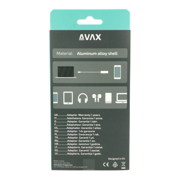 AVAX HB601 CONNECT+ Type C - 4xUSB 3.0 HUB
