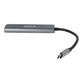 AVAX HB611 CONNECT+ 5in1 Multi HUB Type C - HDMI(4k60Hz), TypeC, 2xUSB 3.0, PD 100W