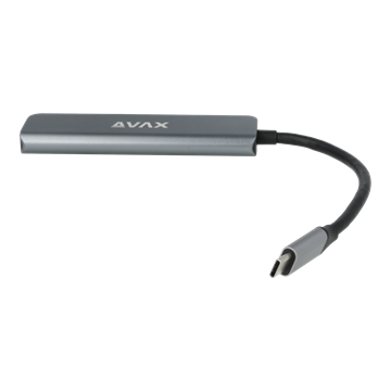 AVAX HB611 CONNECT+ 5in1 Multi HUB Type C - HDMI(4k60Hz), TypeC, 2xUSB 3.0, PD 100W