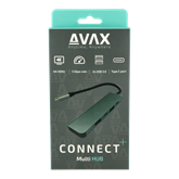 AVAX HB611 CONNECT+ 5in1 Multi HUB Type C - HDMI(4k60Hz), TypeC, 2xUSB 3.0, PD 100W