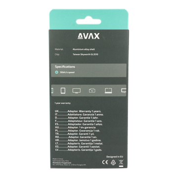 AVAX HB900 PRIME USB 3.0 - 4x3.0 USB HUB +CF töltés