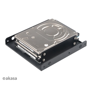 Akasa - 2.5" SSD & HDD Adapter with SATA Cables - AK-HDA-11 