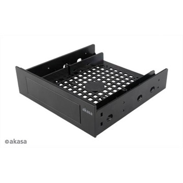 Akasa - 5,25" - előlapi panel - AK-HDA-05 - 3,5" HDD/2.5" HDD/SSD-hez - Fekete