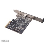 Akasa - PCI Express Low Profile kártya - USB 3.2 Gen 2x2 Type-C  - AK-PCCU3-07