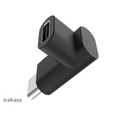 Akasa - Right Angle USB Type-C Male to Female Adapter - Duo pack - AK-CBUB63-KT02