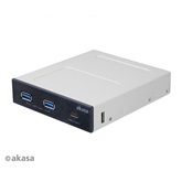 Akasa - 3,5" - előlapi panel - 2 x USB3.1 + USB Type-C - AK-ICR-32