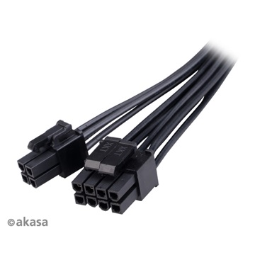 Akasa 8-Pin to 8+4 pin adapter 15 cm - AK-CBPW22-15