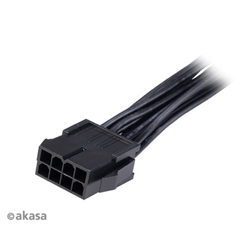 Akasa 8-Pin to 8+4 pin adapter 15 cm - AK-CBPW22-15