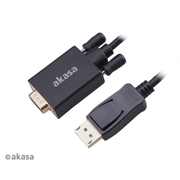 Akasa DisplayPort - VGA adapterkábel - AK-CBDP25-20BK