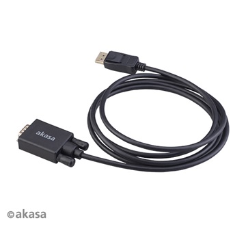 Akasa DisplayPort - VGA adapterkábel - AK-CBDP25-20BK