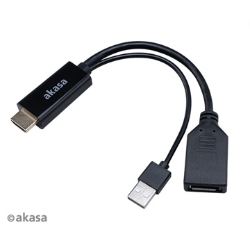 Akasa HDMI to DisplayPort Adapter cable
