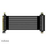 Akasa RISER BLACK X2 Mark IV Premium PCIe 4.0 x16 riser cable - 20cm