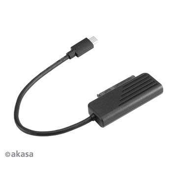 Akasa USB3.1 Type-C kábel 2,5" SATA SSD ÉS HDD adapter - 20cm - AK-AU3-06BK