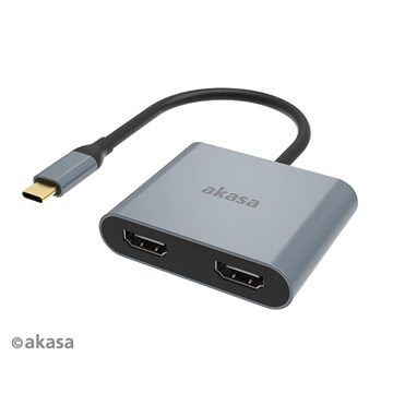 Akasa USB Type-C to Dual HDMI MST Adapter
