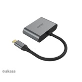 Akasa USB Type-C 2in1 adapter - AK-CBCA23-18BK