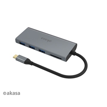 Akasa USB Type-C 9in1 dock -  AK-CBCA21-18BK