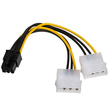 Akyga Adapter 2x Molex/PCI-Express 6-pin AK-CA-13