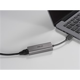 Asus USB-C2500 USB-A - Ethernet Adapter - Szürke
