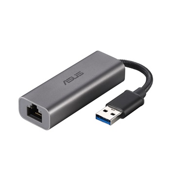 Asus USB-C2500 USB-A - Ethernet Adapter - Szürke