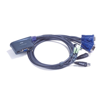 Aten KVM Switch USB VGA + Audio - 2 port