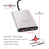 Club3D Thunderbolt 3 to Dual DisplayPort 1.2 4K60Hz UHD Adapter