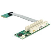 Delock 41355 Mini PCI Express > 2 x PCI 32Bit 5V emelő kártya flexibilis kábellel
