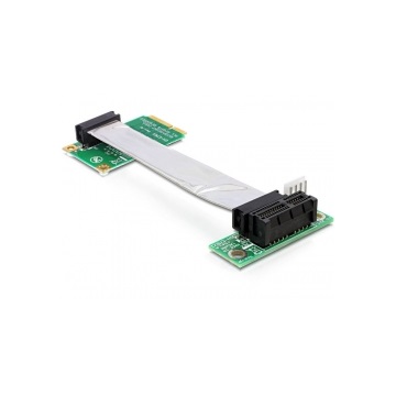 Delock 41851 mini PCIe  > 1x PCIe jobbos flexibilis kábellel