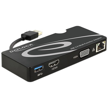 Delock 62461 USB3.0 - HDMI/VGA + Gigabit LAN + USB3.0