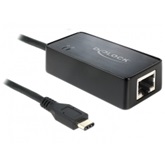 Delock 62642 SuperSpeed USB 3.1 Type-C csatl. dugó > Gigabit LAN 10/100/1000 adapter