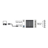 Delock 62966 Adapter USB 3.0 > 4 x Gigabit LAN