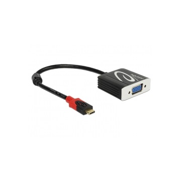 Delock 62994 Adapter USB-C csatlakozó > VGA csatlakozóhüvellyel (DP vált.)