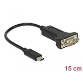 Delock 63908 USB-C > 1 db soros DB9 RS-232 adapter