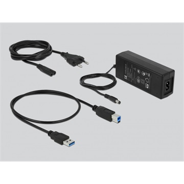 Delock 64098 USB 3.0 Dokkoló és klónozó állomás 5 x 2.5” SATA HDD / SSD