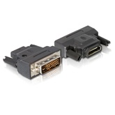 Delock 65024 DVI-25tűs apa > HDMI anya adapter