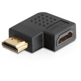 Delock 65076 HDMI apa > HDMI anya 90° jobbra hajlított adapter