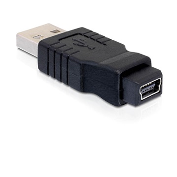 Delock 65094 Gender Changer mini USB-B 5-pin female – USB-A male adapter