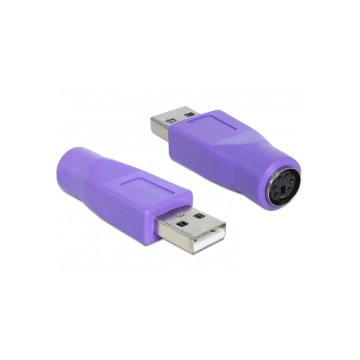 Delock 65461 PS/2 anya - USB-A apa adapter