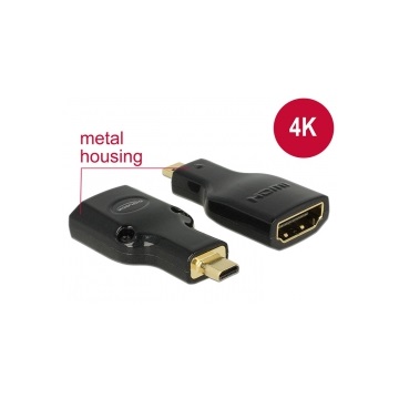 Delock 65664 High Speed HDMI microD Ethernet apa > A anya 4K adapter