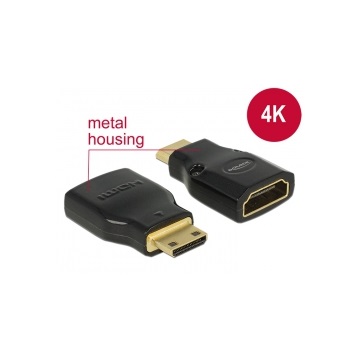 Delock 65665 High Speed HDMI miniC Ethernet apa > A anya 4K adapter