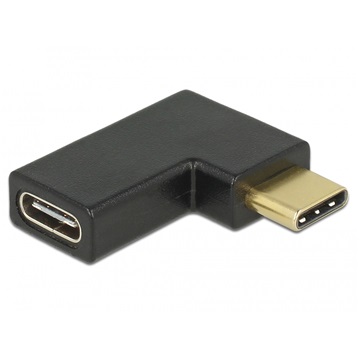 Delock 65915 USB-C 10Gbps USB 3.1 csatlakozó > csatlakozó ívelt bal / jobb