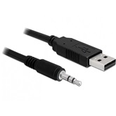 Delock 83115 USB 2.0 apa > soros-TTL 3,5mm sztereo jack konverter - 1,8m (5V)