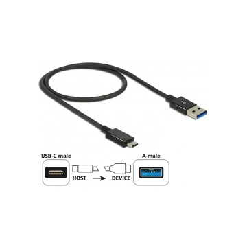 Delock 83859 SuperSpeed USB kábel USB 3.1 USB C> USB A - 0,5 m