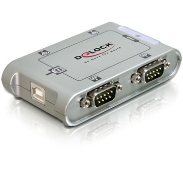 Delock 87414 USB 2.0 – 4x RS-232 soros port adapter