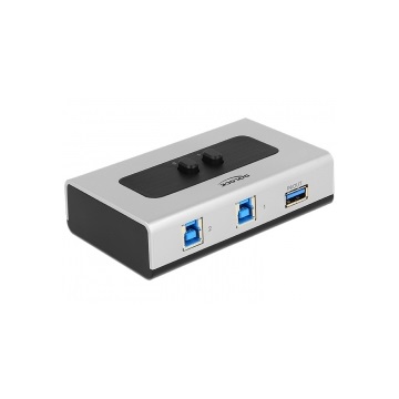Delock 87667 2portos manuális kétirányú USB3.0 kapcsoló