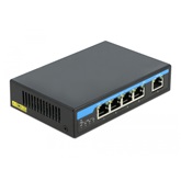 Delock 87764 Gigabit Ethernet-kapcsoló 4 port PoE + 1 RJ45