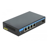 Delock 87765 Gigabit Ethernet-kapcsoló 4 port PoE + 1 SFP