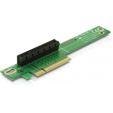 Delock 89104 PCI Express emelő kártya x8 90°-ban balra elforgatott