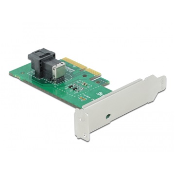 Delock 90437 PCI Express x4 Card - 1 x belső NVMe SFF-8643 - alacsony profilú formatényező