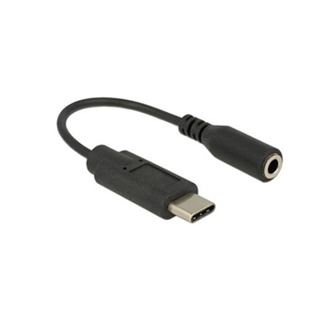 GEMBIRD  USB- C - 3,5mm audió adapter - fekete