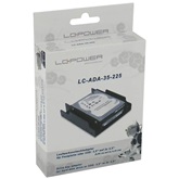 LC Power Drive bay adapter for HDD/SSD 3,5" to 2x 2,5 - LC-ADA-35-225
